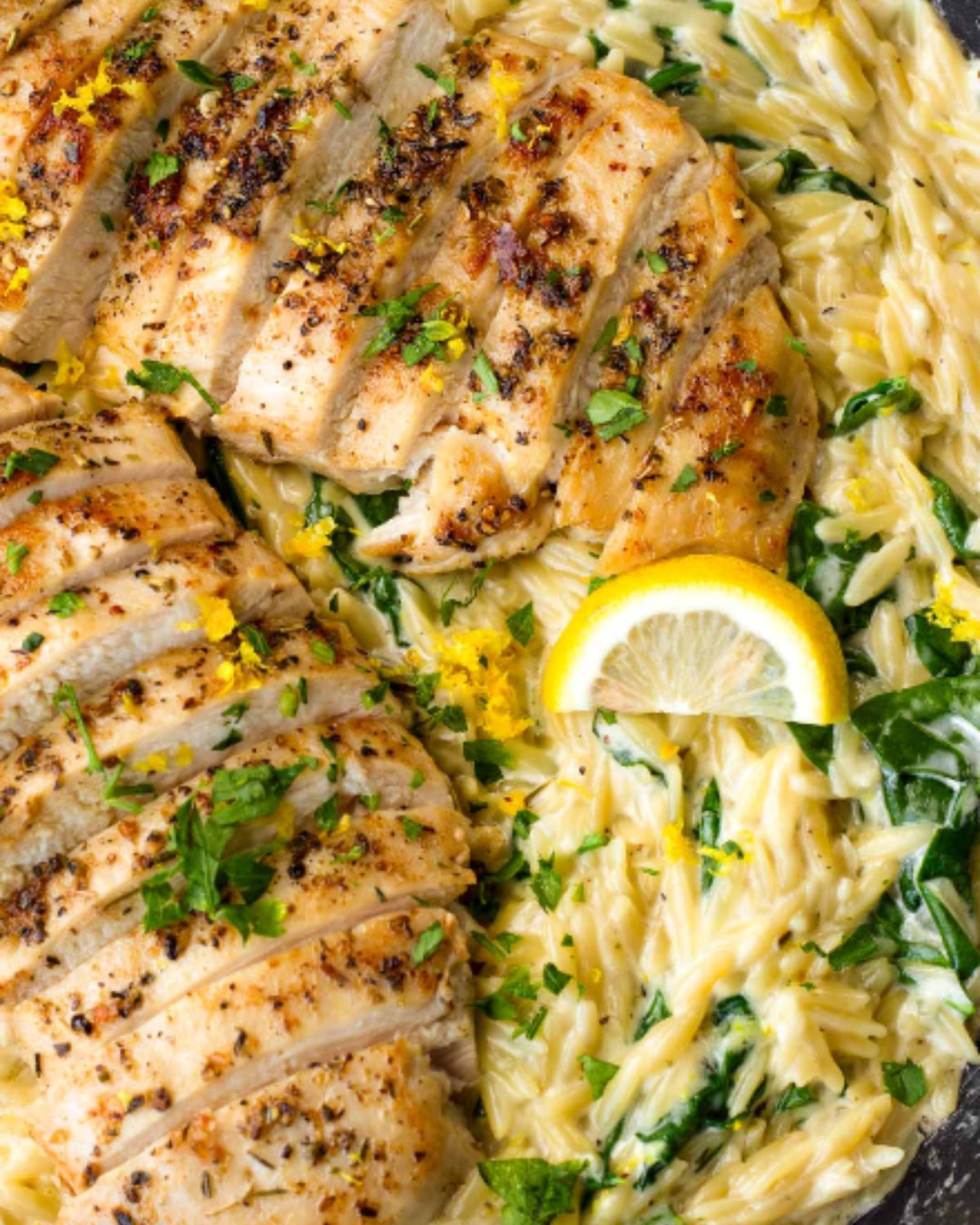 Lemon Chicken with Orzo