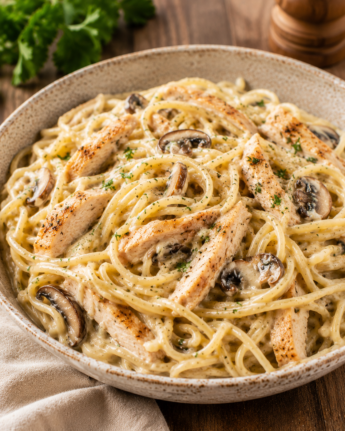 Chicken Tetrazzini