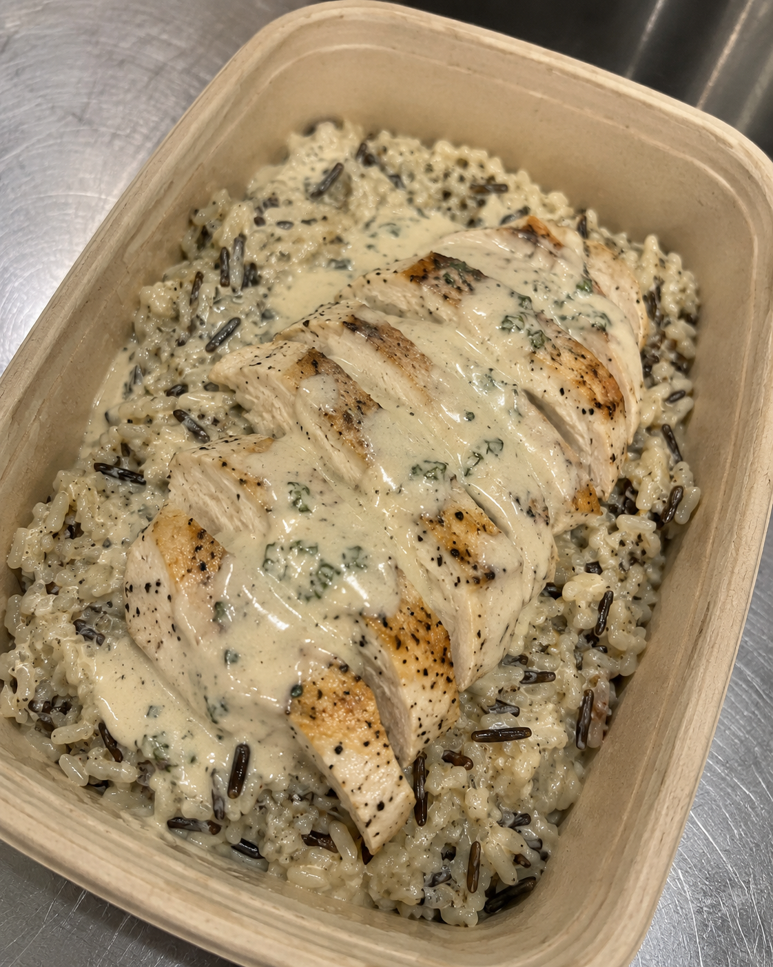 Creamy Chicken + Wild Rice