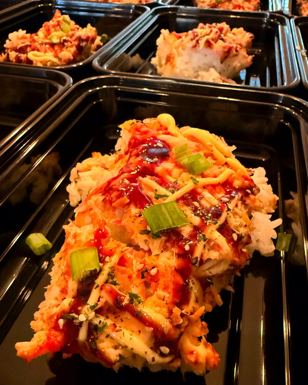 Salmon & Crab Sushi Bake
